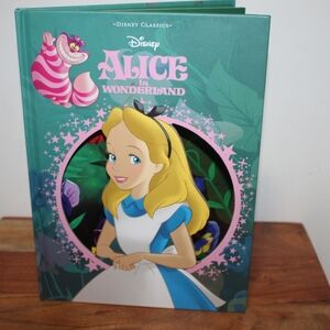 Disney Alice in Wonderland Illustration with Blue and Green